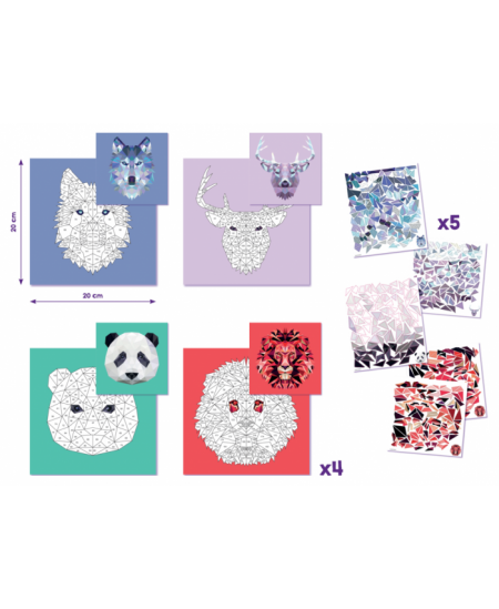 Uzlīmju mozaīkas radošais komplekts MAPED Sticker´Art