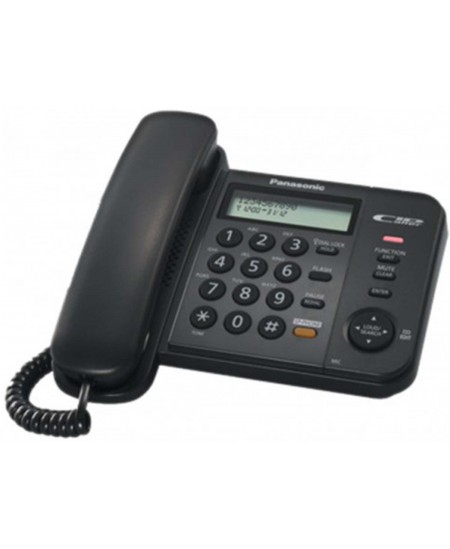Telefons PANASONIC KX-TS560, melnā krāsā