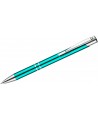 Automātiska lodīšu pildspalva KOSMOS, 0.7 mm, tirkīza krāsas korpuss, zila