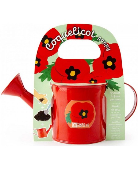 Audzēšanas komplekts lejkannā RADIS et CAPUCINE Sarkanā magone