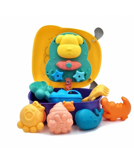 Ūdens un smilšu komplekts-koferis 3 in 1 WOOPIE Sunītis