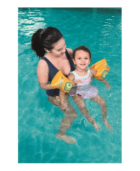 Peldēšanas piedurknes bērniem BESTWAY Swim Safe, 25x15 cm, no 3 gadu vecuma.