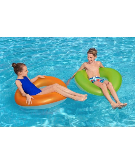Piepūšamais peldriņķis BESTWAY matēts neons, 91 cm