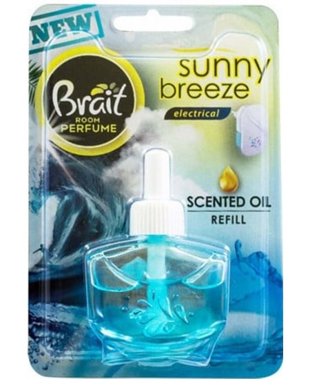 Gaisa atsvaidzinātāja uzpilde BRAIT Sunny Breeze, 20 ml