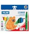 Flomāsteri MILAN MAXI, 12 krāsas