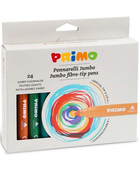 Flomāsteri PRIMO Jumbo, 24 krāsas