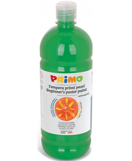 Guaša PRIMO, zaļa krāsa, 1000 ml