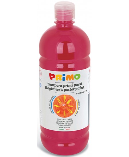 Guaša PRIMO, sarkana krāsa, 1000 ml