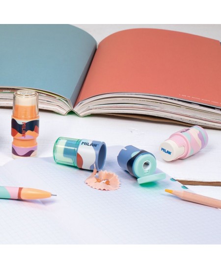 Dzēšgumija ar aizsargvāciņu un asināmo MILAN Extension The Fun