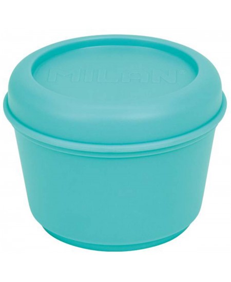 Pusdienu kārba MILAN Sunset, apaļa, tirkīza krāsā