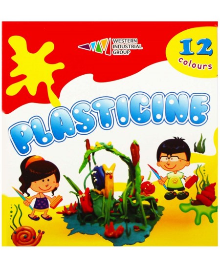 Plastilīns GAMMA, 12 krāsas, 240 g