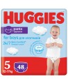 Autiņbiksītes-biksītes HUGGIES Pants Boys, 5. izmērs, 12-17 kg, 48 gab.