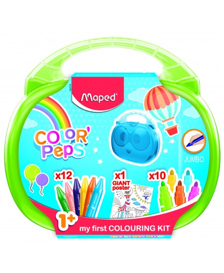 Zīmēšanas piederumu komplekts MAPED ColorPeps koferī