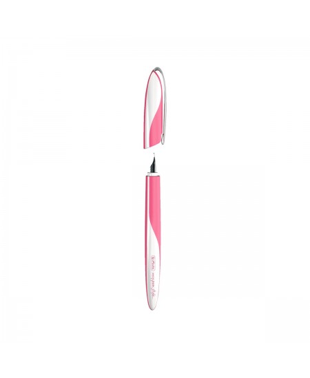 Pildspalva HERLITZ My Pen Style Indonesia Pink, rozā/balts korpuss