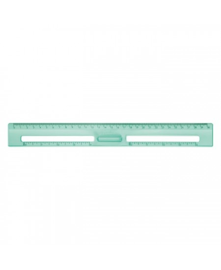 Lineāls MILAN New Look, zaļš, 30 cm