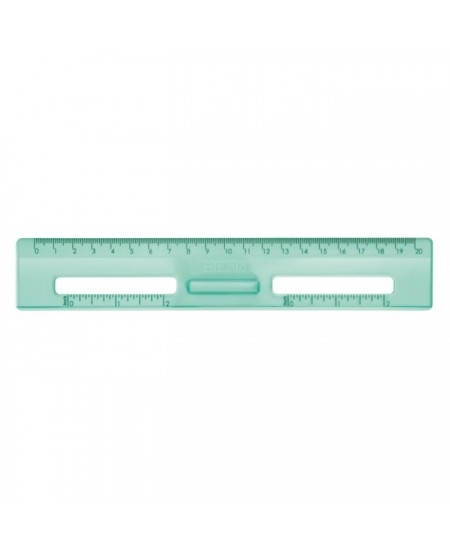 Lineāls MILAN New Look, zaļš, 20 cm