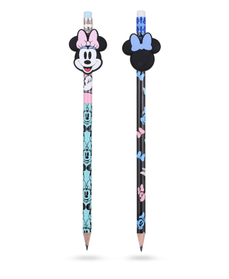 Zīmulis COOLPACK Minnie Mouse ar dzēšgumiju, HB, 2 gab.