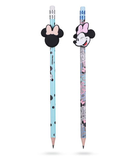 Zīmulis COOLPACK Minnie Mouse ar dzēšgumiju, HB, 2 gab.