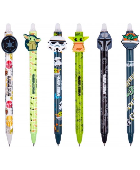 Automātiska lodīšu pildspalva COLORINO Mandalorian, ar dzēšamo, zila