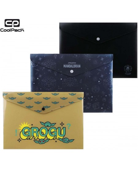Mape (aploksne) COOLPACK Mandalorian, ar spiedpogu, A4