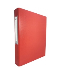 Mape-reģistrs ar gredzeniem, 2 gredzeni, A4, 35 mm, sarkana