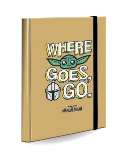 Mape ar gumiju COOLPACK Mandalorian, kartona, A4