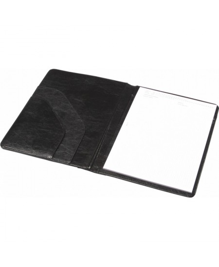 Konferenču mape PANTA PLAST, A4, mākslīgā āda, melna