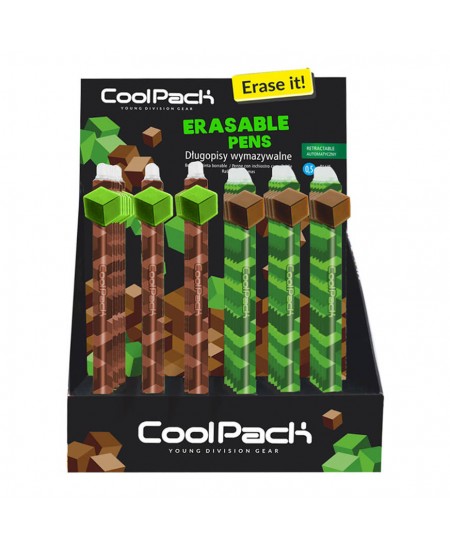 Bērnu dzēšamā lodīšu pildspalva COOLPACK City Jungle