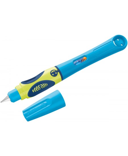 Tintes pildspalva PELIKAN Griffix-4, kreiļiem, Neon Fresh Blue, blisterī
