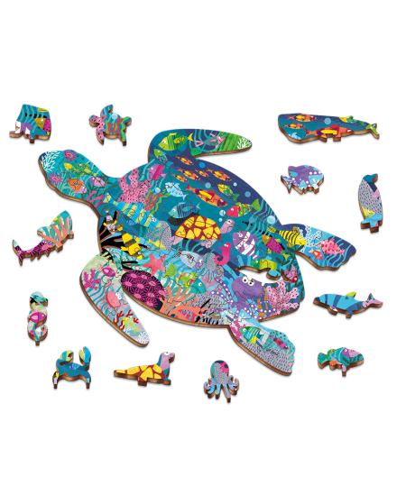 Koka puzle LUDATTICA Jūra, 48 detaļas