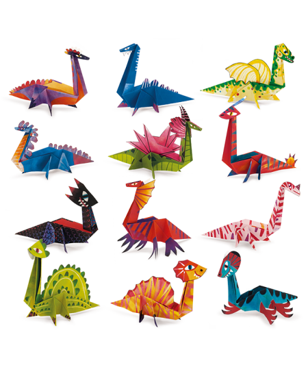Origami komplekts LUDATTICA Dinozauri