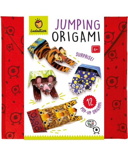 Origami komplekts LUDATTICA Lēkājošie dzīvnieki Pop-Up