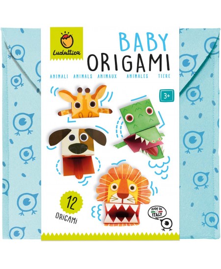 Origami komplekts mazuļiem LUDATTICA Dzīvnieciņi