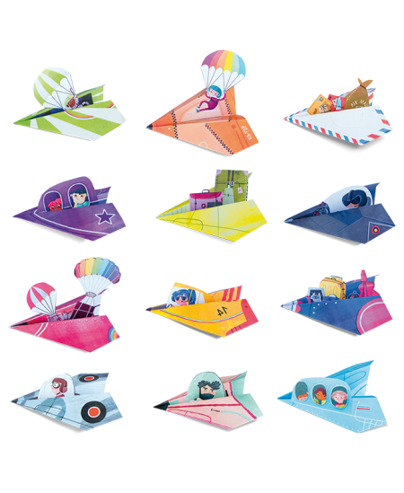 Origami komplekts LUDATTICA Lidmašīnas