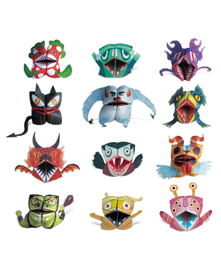 Origami komplekts LUDATTICA Monstri