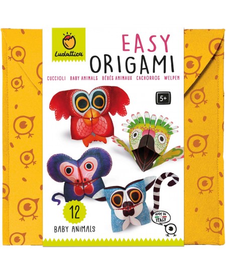 Origami komplekts LUDATTICA Mazie dzīvnieki