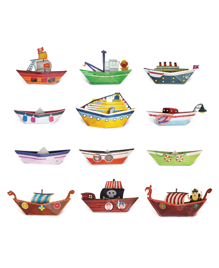 Origami komplekts LUDATTICA Laiviņas