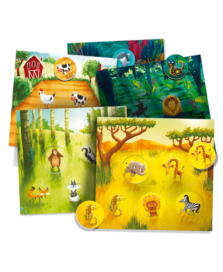 Galda spēle 2in1 LUDATTICA Dzīvnieku bingo