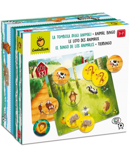 Galda spēle 2in1 LUDATTICA Dzīvnieku bingo