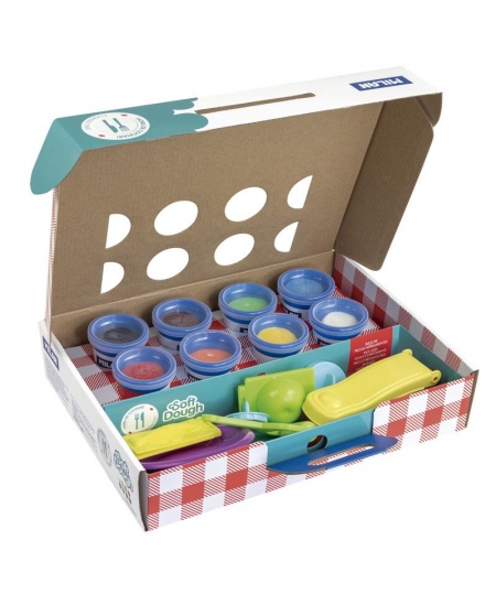 Modelēšanas komplekts ar piederumiem MILAN Laiks virtuvē, 8 krāsas