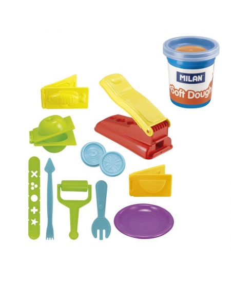 Modelēšanas komplekts ar piederumiem MILAN Laiks virtuvē, 8 krāsas