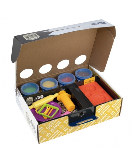 Modelēšanas komplekts ar piederumiem MILAN Burgeru māja, 4 krāsas