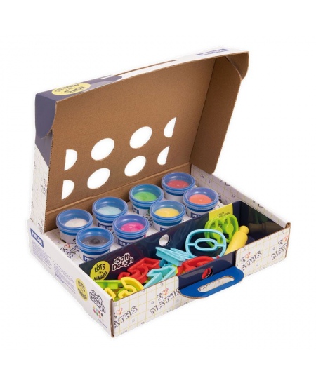 Modelēšanas komplekts ar piederumiem MILAN Daudz skaitļu, 8 krāsas