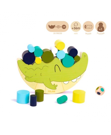 Koka attīstošā rotaļlieta MILAN Coco Balance