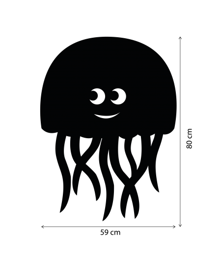 Līmējoša uzlīme rakstīšanai un zīmēšanai SODERTEX Medūza, 59x80 cm