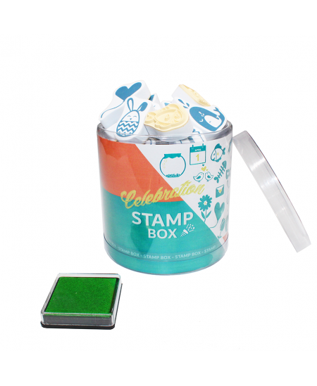 Zīmogu komplekts kārbiņā SODERTEX Svētki, 32 gab.