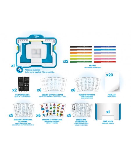 Gaismas zīmēšanas tāfele MAPED Creativ Lumi Board