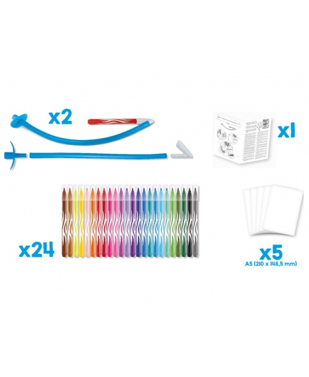 Pūšamo flomasteru komplekts MAPED Creativ