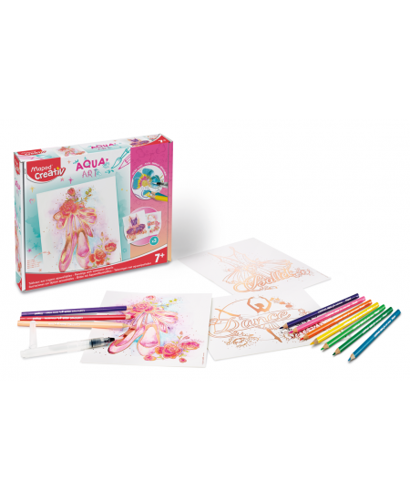 Plakāta zīmēšanas komplekts MAPED Aqua Art Dance