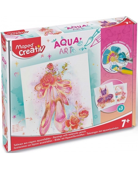Plakāta zīmēšanas komplekts MAPED Aqua Art Dance